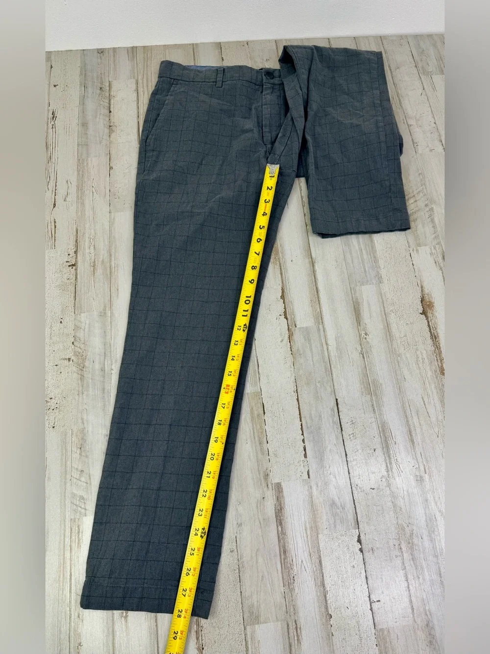 Banana Republic Dress Pants Men's 32x28 Blue Cotton Blend Slim Fit